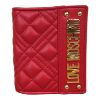 Immagine di LOVE MOSCHINO PORTAFOGLI DONNA Molto piccolo 3 Credit CARD e Monete rosso JC5601