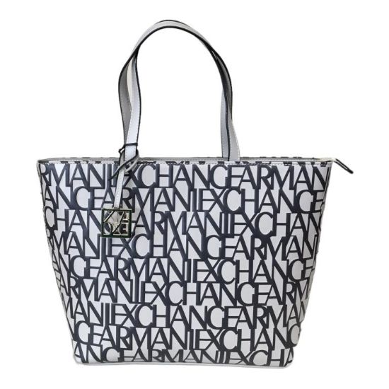 Immagine di ARMANI EXCHANGE AX borsa donna shopping chiusa con cerniera Marrone 942650 R709