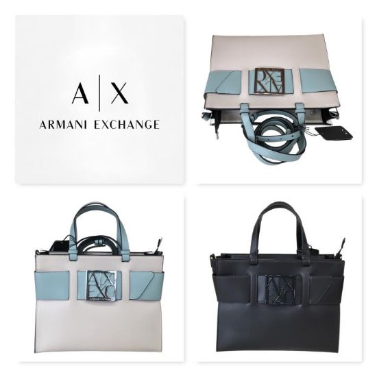 Immagine di ARMANI AX borsa donna shopping MEDIO GRANDE da Braccio con tracolla Color 942689