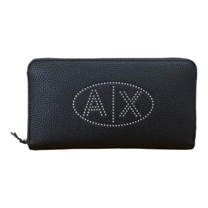 Immagine di ARMANI EXCHANGE PORTAFOGLI DONNA 3 DIVISORI CHIUSO da ZIP 6 CARD bla 948068 F753