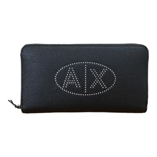 Immagine di ARMANI EXCHANGE PORTAFOGLI DONNA 3 DIVISORI CHIUSO da ZIP 6 CARD bla 948068 F753