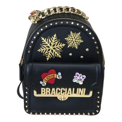 Immagine di BRACCIALINI ROCK Borsa donna Zaino Medio da spalla con tasca esterna B16825