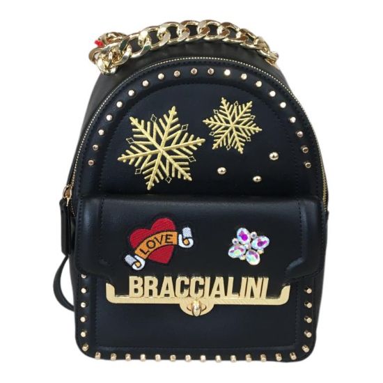 Immagine di BRACCIALINI ROCK Borsa donna Zaino Medio da spalla con tasca esterna B16825
