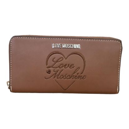 Immagine di LOVE MOSCHINO PORTAFOGLI DONNA Con 2 DIVISORI CHIUSO da ZIP 8 CARD CREDIT JC5604