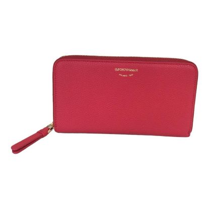 Immagine di Emporio Armani Portafoglio Donna zip around 2 divisori 12 card red Y3H168 W9B