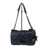 Immagine di L'Atelier du Sac BORSA PICCOLA DA SPALLA applicaz borchie e stelle black REBECCA