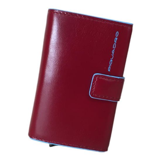 Immagine di PIQUADRO Mini portafogli Compact wallet banconote e credit card RED PP5649B2