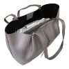 Immagine di PATRIZIA PEPE DONNA shopper grande in PELLE spalla + borsa interna GRIGIO CB8896