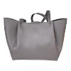 Immagine di PATRIZIA PEPE DONNA shopper grande in PELLE spalla + borsa interna GRIGIO CB8896