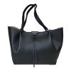 Immagine di PATRIZIA PEPE DONNA shopping grande in PELLE con borsa interna inclu NERO CB8896