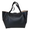 Immagine di PATRIZIA PEPE DONNA shopping grande in PELLE con borsa interna inclu NERO CB8896