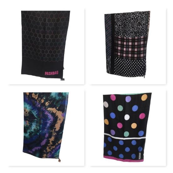 Immagine di PASH BAG SCIARPA DONNA Sciarpina da collo 100% VISCOSA cm 180 x 90 PASHMINA