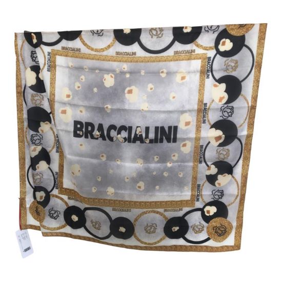 Immagine di BRACCIALINI Donna SCIARPA Sciarpina Foulard da collo 100% poliestere BFR313