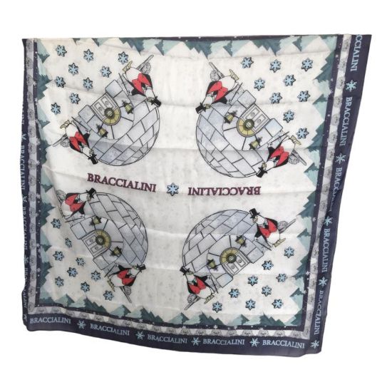 Immagine di BRACCIALINI Donna SCIARPA Sciarpina Foulard da collo 100% poliestere BFR316