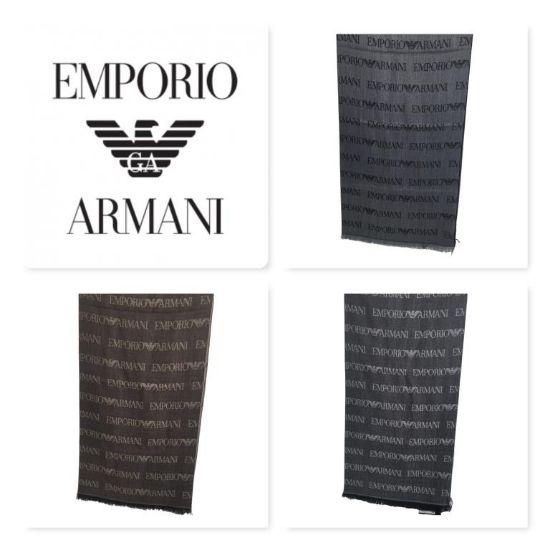 Immagine di ARMANI EA SCIARPA Sciarpina Reversib bicolor UNISEX 50% LANA+50% ACRILICO 625053