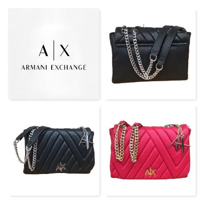 Immagine di ARMANI EXCHANGE piccola borsa da spalla chiusa da PATTA tracolla regolab 942853