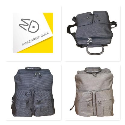 Immagine di MANDARINA DUCK MD20 BORSA DONNA ZAINO DA SPALLA 2 SPALLINE + MANIGLIA Col QMTZ4