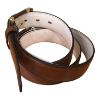 Immagine di THE BRIDGE CINTURA DA UOMO IN PELLE CON FIBBIA RIVESTITA IN PELLE 3,4 cm 036279