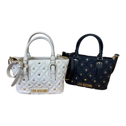 Immagine di LOVE MOSCHINO Donna Bauletto da braccio con tracolla Borchie Stelle Cuori JC4268