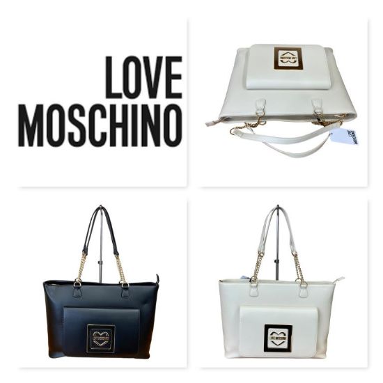 Immagine di LOVE MOSCHINO BORSA SHOPPER Molto Grande DA SPALLA CHIUSA CON CERNIERA JC4305