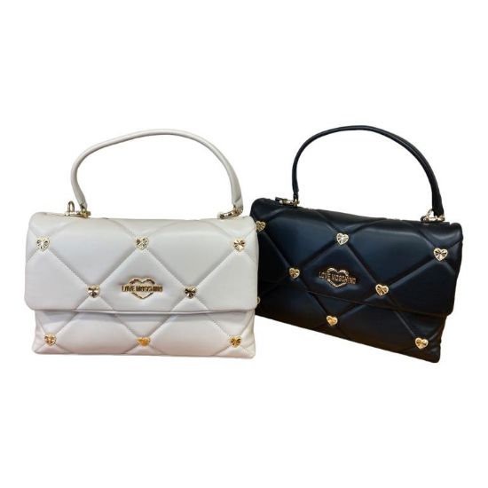 Immagine di LOVE MOSCHINO BORSA Donna Shopper piccola con tracolla Applicazione cuori JC4084