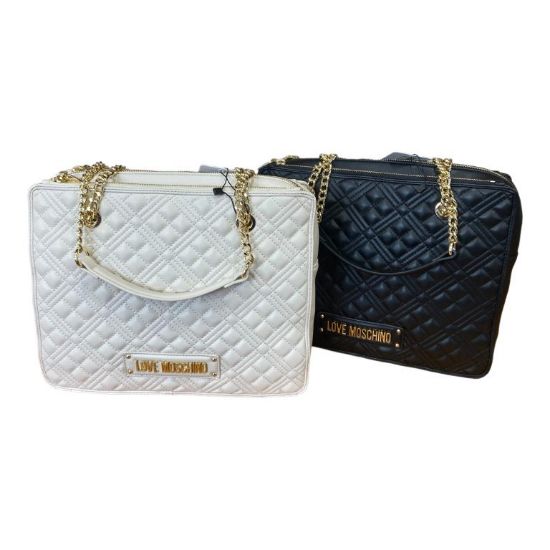 Immagine di LOVE MOSCHINO Borsa Shopper Grande da spalla organizzata da 3 DIVISORI JC4339