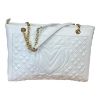 Immagine di LOVE MOSCHINO BORSA DONNA SHOPPER da spalla matelassè trapuntato BIANCO JC4006