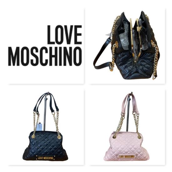 Immagine di LOVE MOSCHINO Piccola Shopper da spalla organizzata con 3 DIVISORI JC4014
