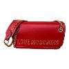 Immagine di LOVE MOSCHINO BORSA A SPALLA CHIUSA DA PATTA DIVISORI e tracolla regolab JC4212