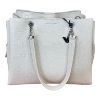 Immagine di EMPORIO ARMANI BORSA DONNA Shopper grande con tracolla e 3 divisori bianc Y3D158