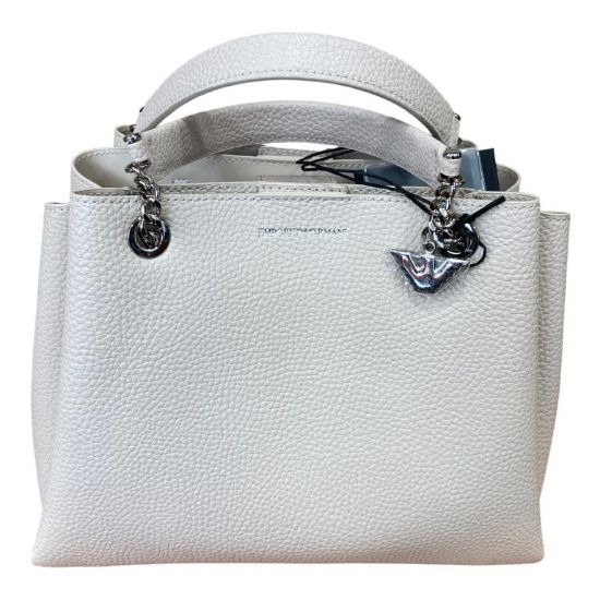 Immagine di EMPORIO ARMANI BORSA DONNA Shopper media con tracolla e 3 divisori BIANCO Y3D159