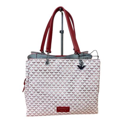 Immagine di EMPORIO ARMANI BORSA DONNA Shopper grande con tracolla e 3 divisori PESCA Y3D158