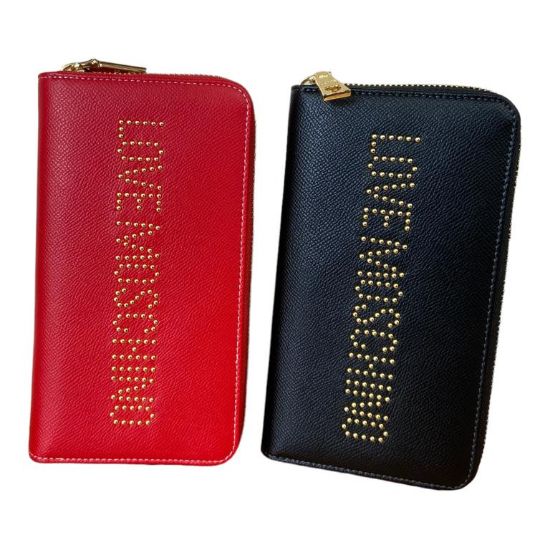 Immagine di LOVE MOSCHINO PORTAFOGLI DONNA A 2 SCOMPARTI CHIUSO da ZIP 8 CARD JC5701