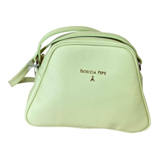 Immagine di PATRIZIA PEPE Borsa Donna Tracolla tracollina da spalla in pelle LIME 2B0083