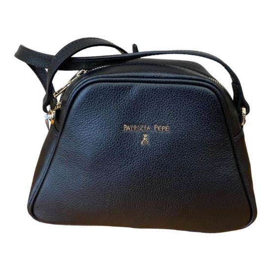 Immagine di PATRIZIA PEPE Borsa Donna Tracolla tracollina da spalla in pelle NERO 2B0083