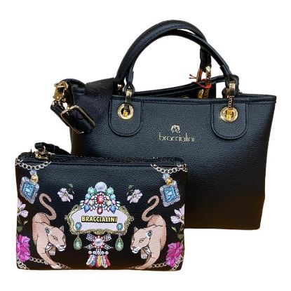 Immagine di BRACCIALINI BETH Shopper Media da braccio con tracolla e pochette estraib B17181