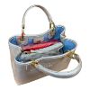 Immagine di BRACCIALINI BETH Shopper Media da braccio con tracolla e pochette GOLD B17181