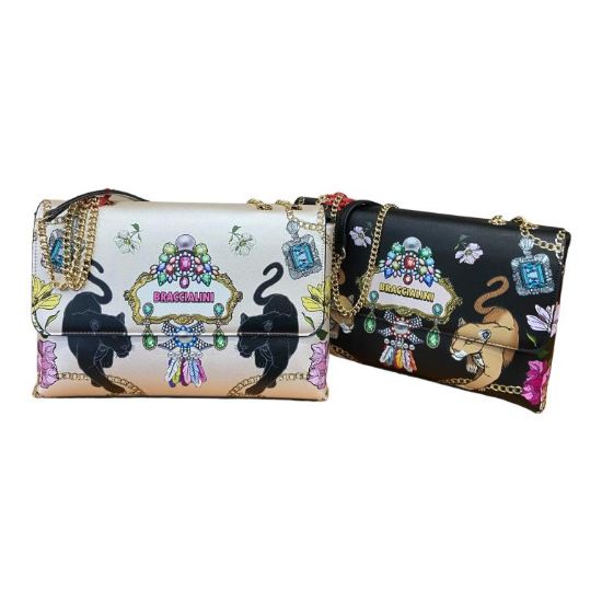 Immagine di BRACCIALINI Borsa donna Shopper da spalla chiusa con pattina B17102
