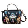Immagine di BRACCIALINI Borsa donna Bauletto da braccio chiuso con pattina e tracolla B17101