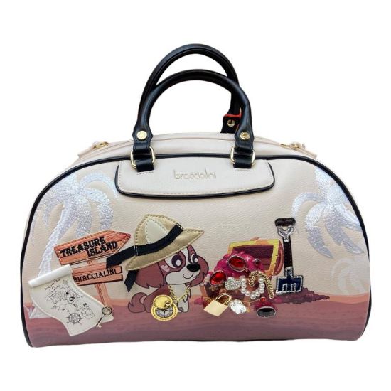 Immagine di BRACCIALINI Borsa Donna Bauletto Grande da braccio con tracolla ANIMALS B17110