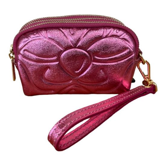 Immagine di BRC Massimo BRACCIALINI Astuccio portachiavi 3 DIVISORI Pochette/polso fux E600