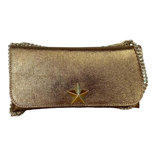 Immagine di BRC Massimo BRACCIALINI Borsa donna cocktail bag cerimonia a tracolla Bronz E166