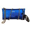 Immagine di BRC Massimo BRACCIALINI Borsa donna cocktail bag cerimonia a tracolla Bluet E166
