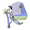 Immagine di L'Atelier du Sac BORSA PICCOLA DA SPALLA applicaz borchie e stelle multi REBECCA