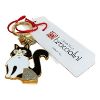 Immagine di BRACCIALINI PORTACHIAVI AD ANELLO In metallo con 1 CIONDOLO GATTO CAT 39501