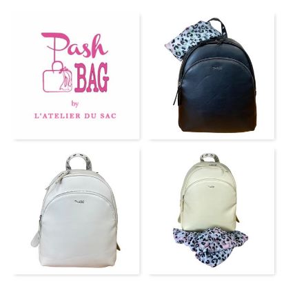 Immagine di PASH BAG ZAINO 2 DIVISORI da spalla CHIUSO DA ZIP sciarpa inclusa colors KEVIN