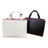 Immagine di Pash Bag BORSA DONNA Shopper da braccio con divisorio FIANCHI BICOLORE BRIDGET
