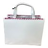 Immagine di Pash Bag BORSA DONNA Shopper da braccio con divisorio FIANCHI BICOLORE BRIDGET