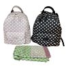 Immagine di PASH BAG Borsa ZAINO 2 DIVISORI da spalla CHIUSO DA ZIP sciarpa inclusa TREVOR