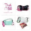 Immagine di Pash Bag BORSA DONNA Piccola SACCA BAQUETTE DA SPALLA tracolla e sciarpa NATASHA